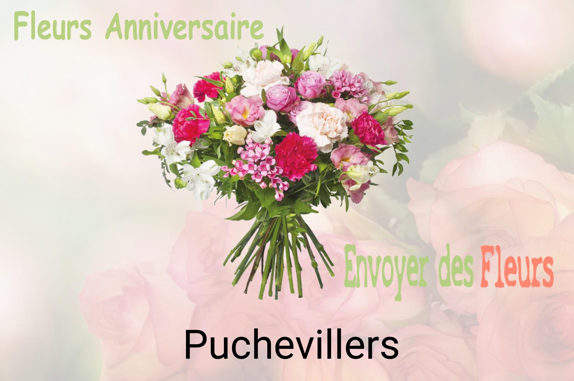 Bouquet de fleurs d’anniversaire livré à Puchevillers